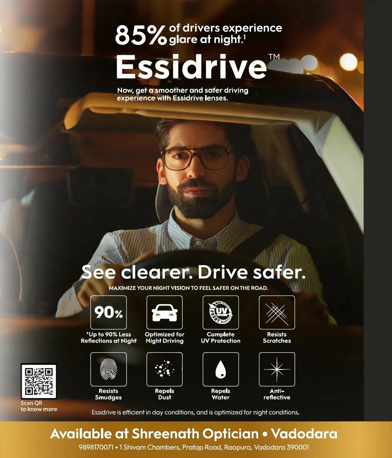 Essidrive lenses — See clearer, drive safer